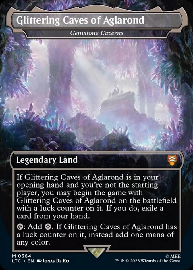 Gemstone Caverns - Glittering Caves of Aglarond [The Lord of the Rings: Tales of Middle-Earth Commander] | Boutique FDB TCG