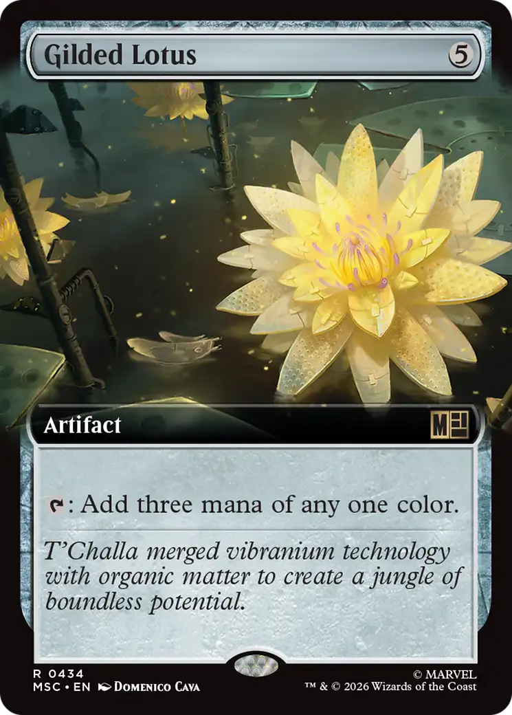 Gilded Lotus (Extended Art) [Marvel Super Heroes Commander] | Boutique FDB TCG