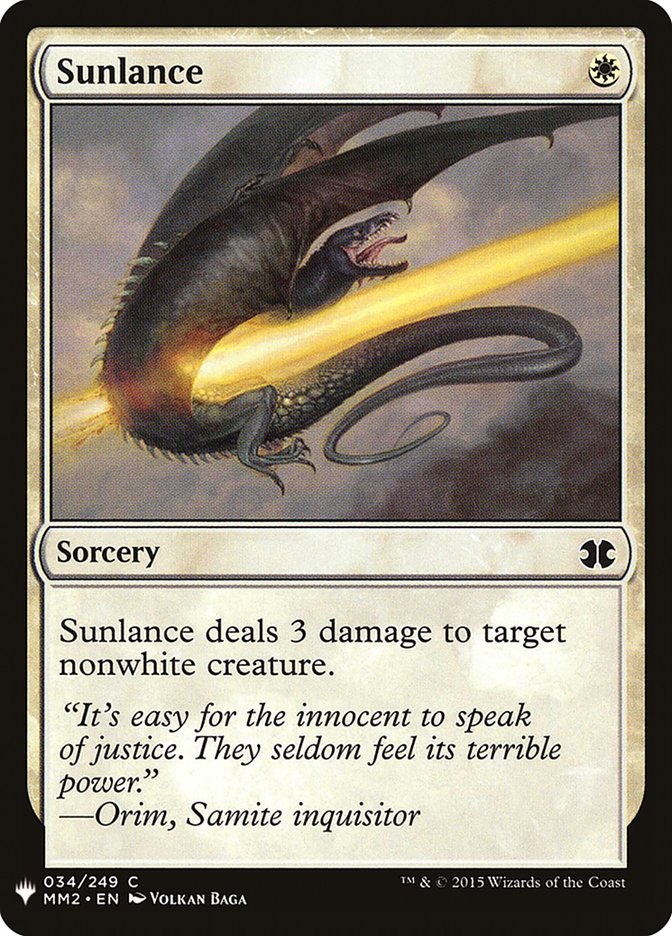 Sunlance [Mystery Booster] | Boutique FDB TCG