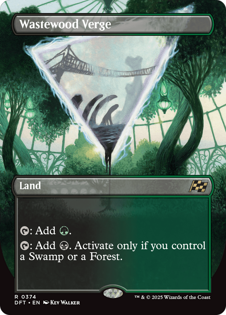 Wastewood Verge (Borderless) [Aetherdrift] | Boutique FDB TCG