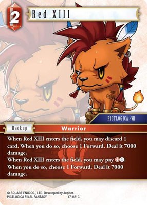 Red XIII [Rebellion's Call] | Boutique FDB TCG