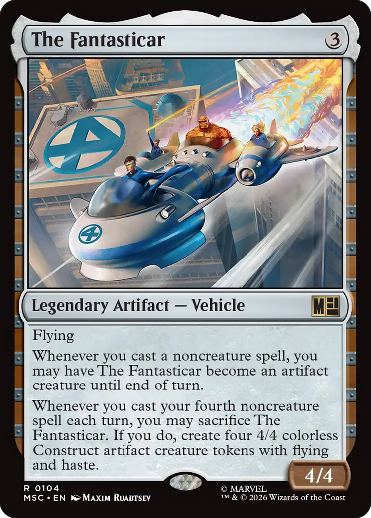 The Fantasticar [Marvel Super Heroes Commander] | Boutique FDB TCG