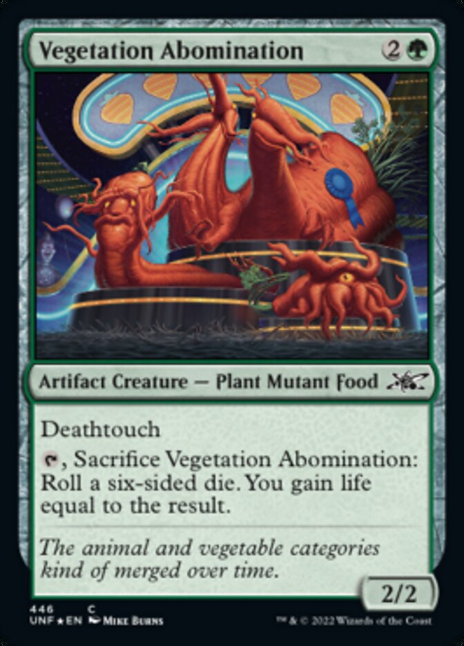 Vegetation Abomination (Galaxy Foil) [Unfinity] | Boutique FDB TCG