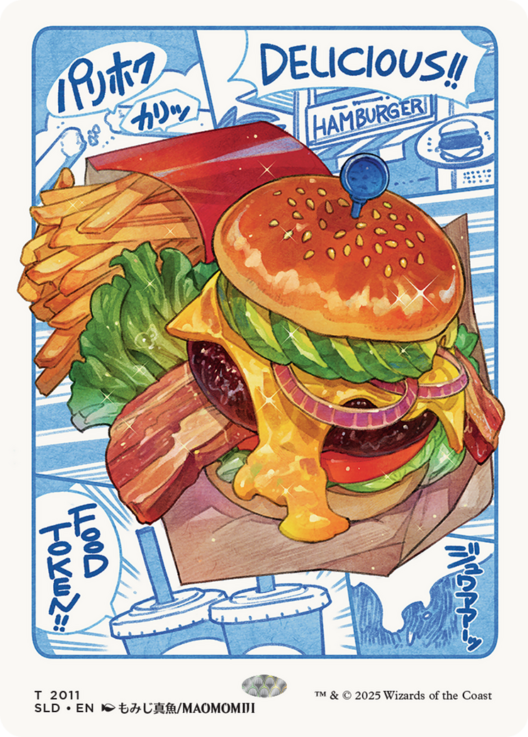 Food Token (2011) (Rainbow Foil) [Secret Lair Drop Series] | Boutique FDB TCG