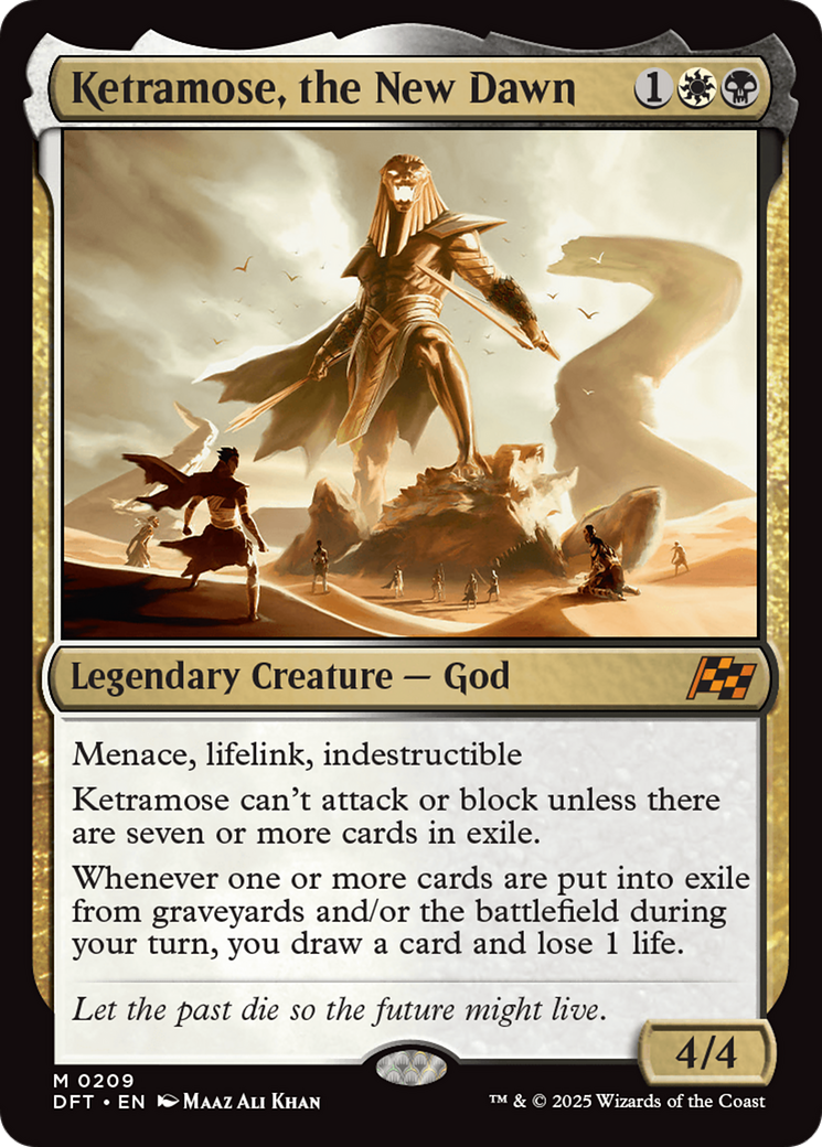 Ketramose, the New Dawn [Aetherdrift] | Boutique FDB TCG