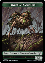 Elemental (9) // Phyrexian Saproling Double-Sided Token [March of the Machine Tokens] | Boutique FDB TCG