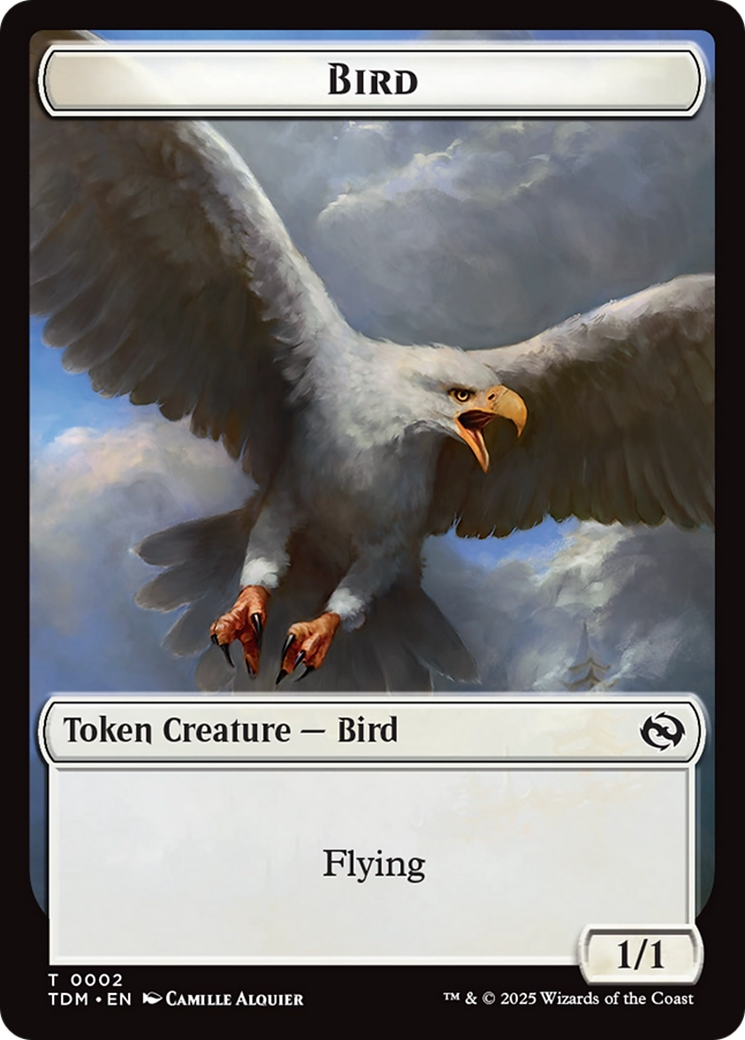 Inkling // Bird Double-Sided Token [Tarkir: Dragonstorm Commander Tokens] | Boutique FDB TCG