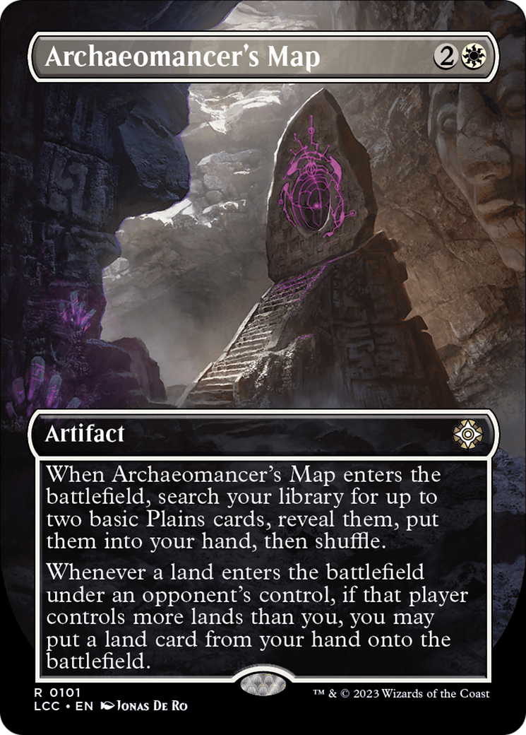 Archaeomancer's Map (Borderless) [The Lost Caverns of Ixalan Commander] | Boutique FDB TCG