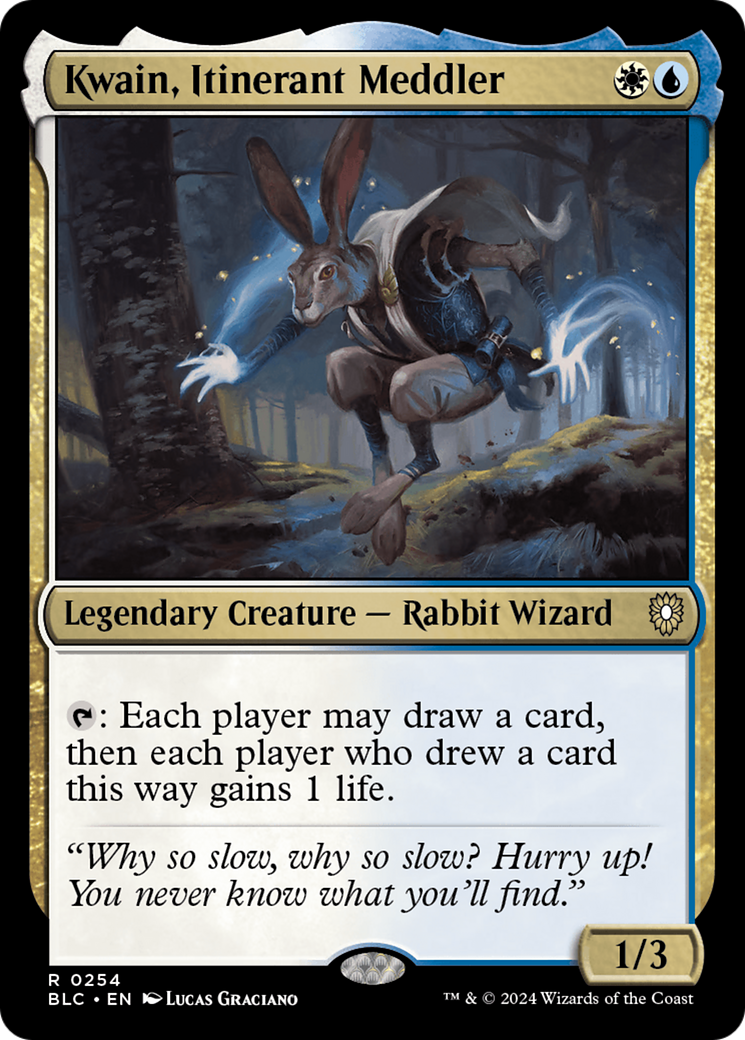 Kwain, Itinerant Meddler [Bloomburrow Commander] | Boutique FDB TCG