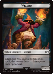 Hero (0003) // Wizard (0014) Double-Sided Token [FINAL FANTASY Tokens] | Boutique FDB TCG