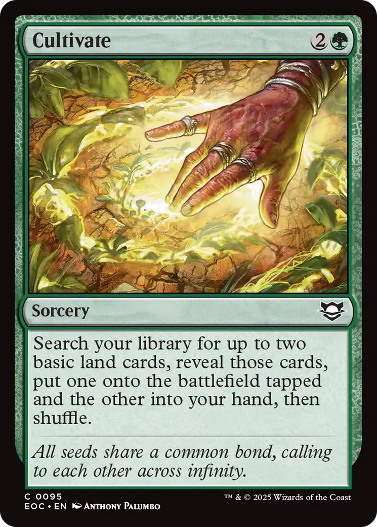 Cultivate [Edge of Eternities Commander] | Boutique FDB TCG