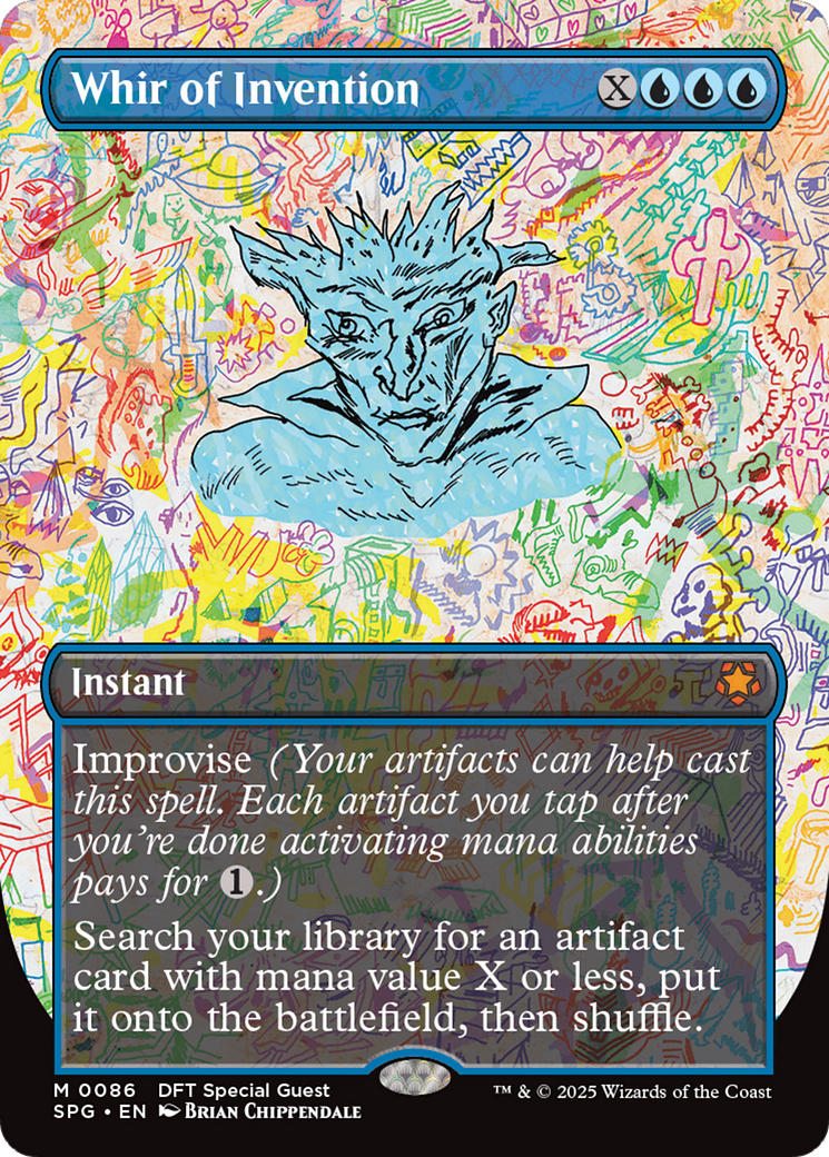 Whir of Invention (Borderless) [Aetherdrift Special Guests] | Boutique FDB TCG