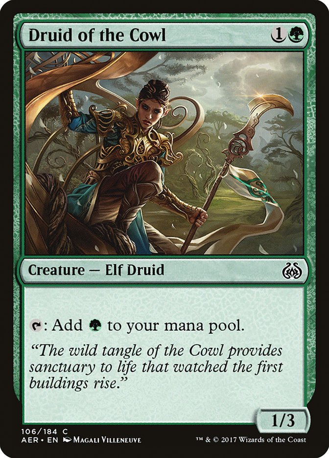 Druid of the Cowl [Aether Revolt] | Boutique FDB TCG