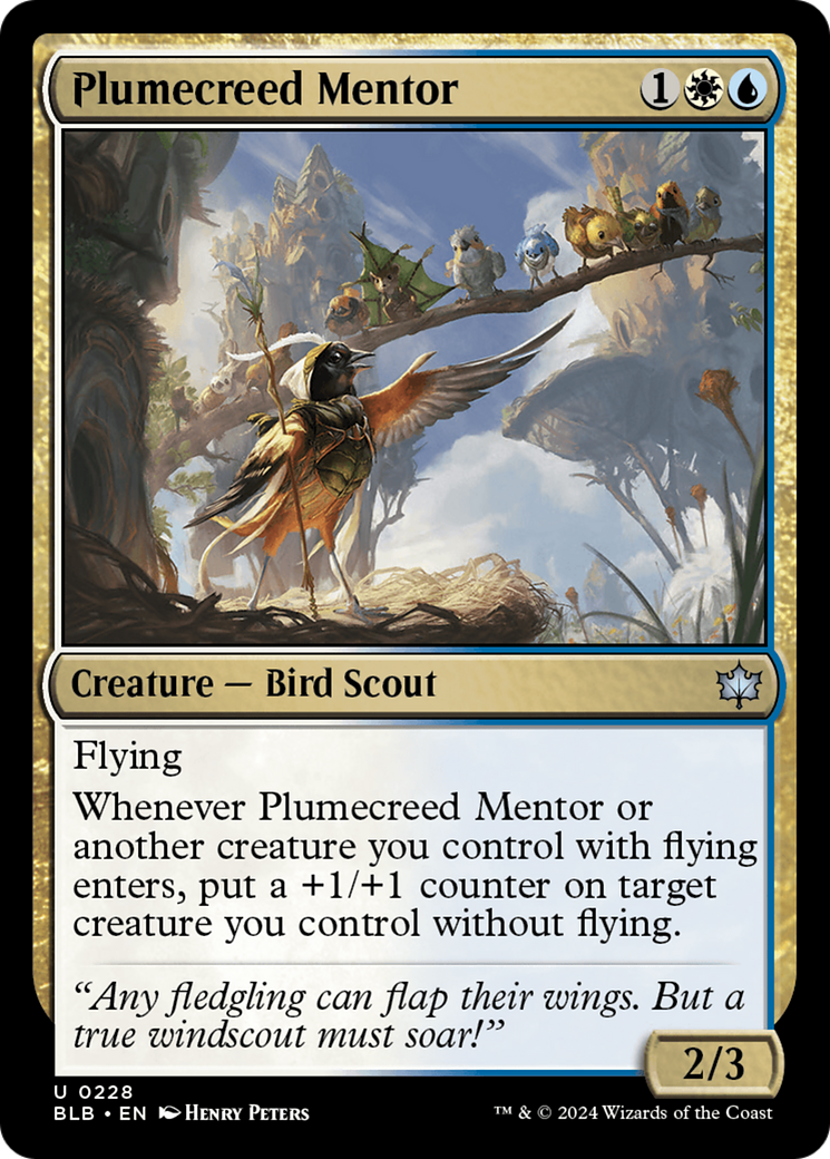 Plumecreed Mentor [Bloomburrow] | Boutique FDB TCG