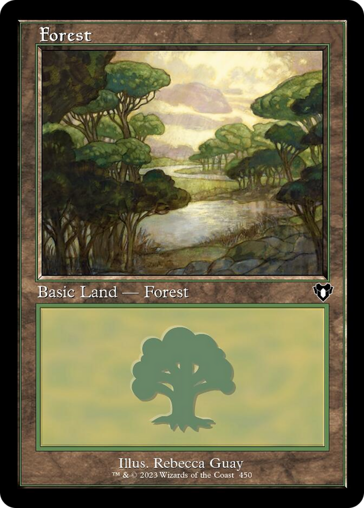 Forest (450) (Retro) [Commander Masters] | Boutique FDB TCG