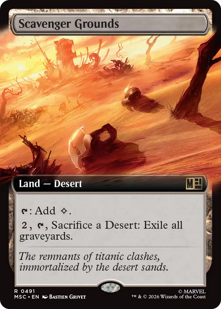 Scavenger Grounds (Extended Art) [Marvel Super Heroes Commander] | Boutique FDB TCG