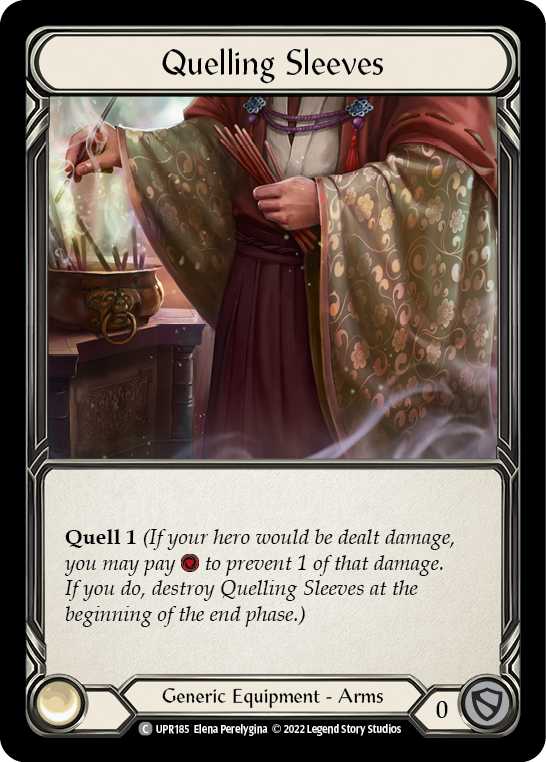 Quelling Sleeves [UPR185] (Uprising) | Boutique FDB TCG