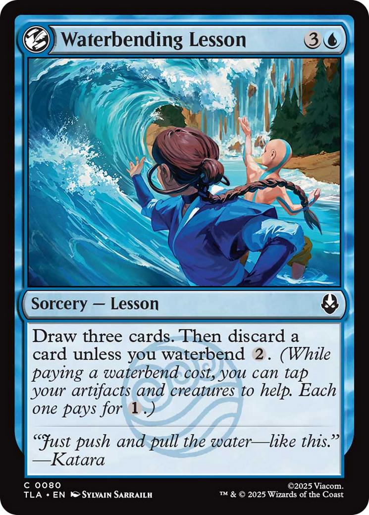 Waterbending Lesson [Avatar: The Last Airbender] | Boutique FDB TCG
