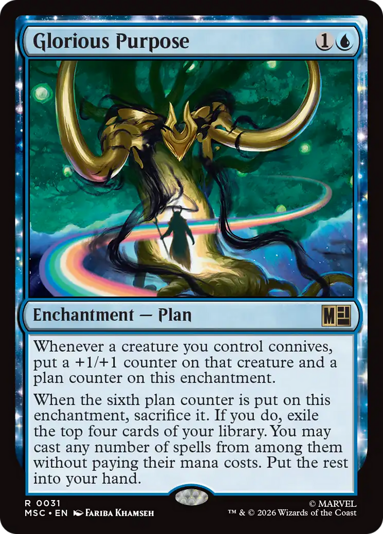 Glorious Purpose (Surge Foil) [Marvel Super Heroes Commander] | Boutique FDB TCG