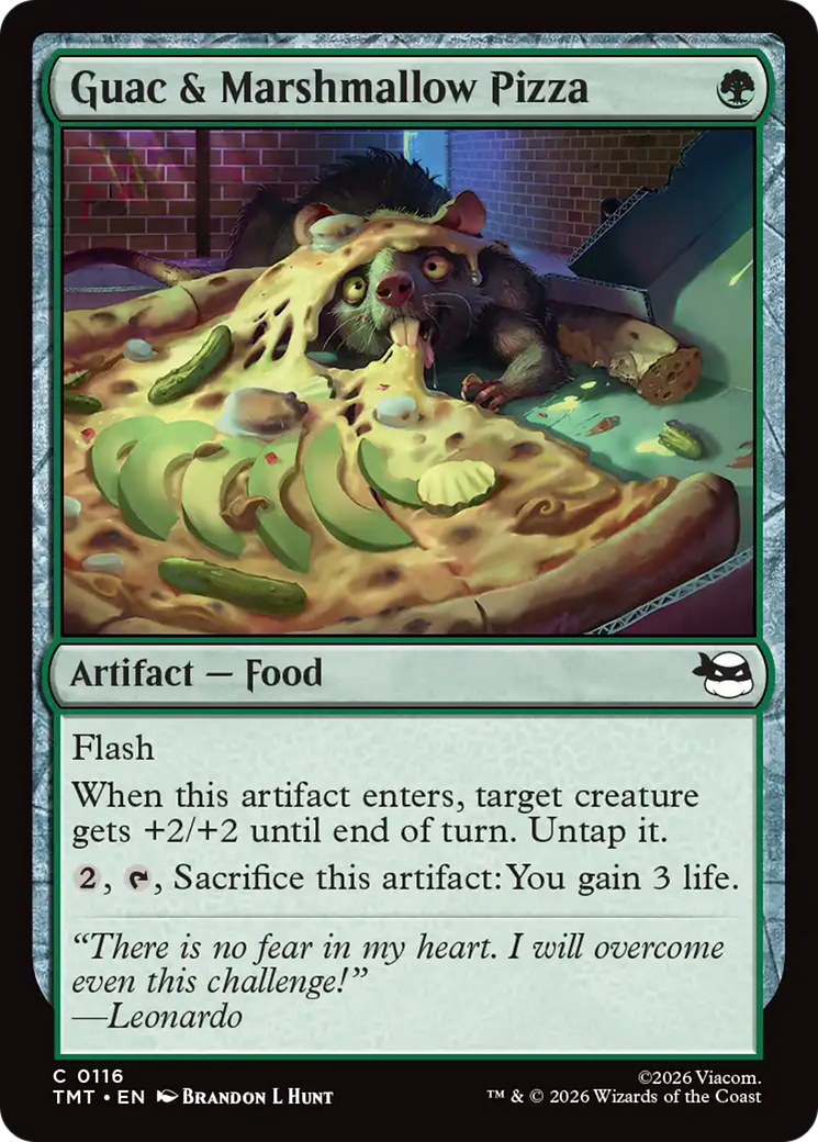 Guac & Marshmallow Pizza [Teenage Mutant Ninja Turtles] | Boutique FDB TCG