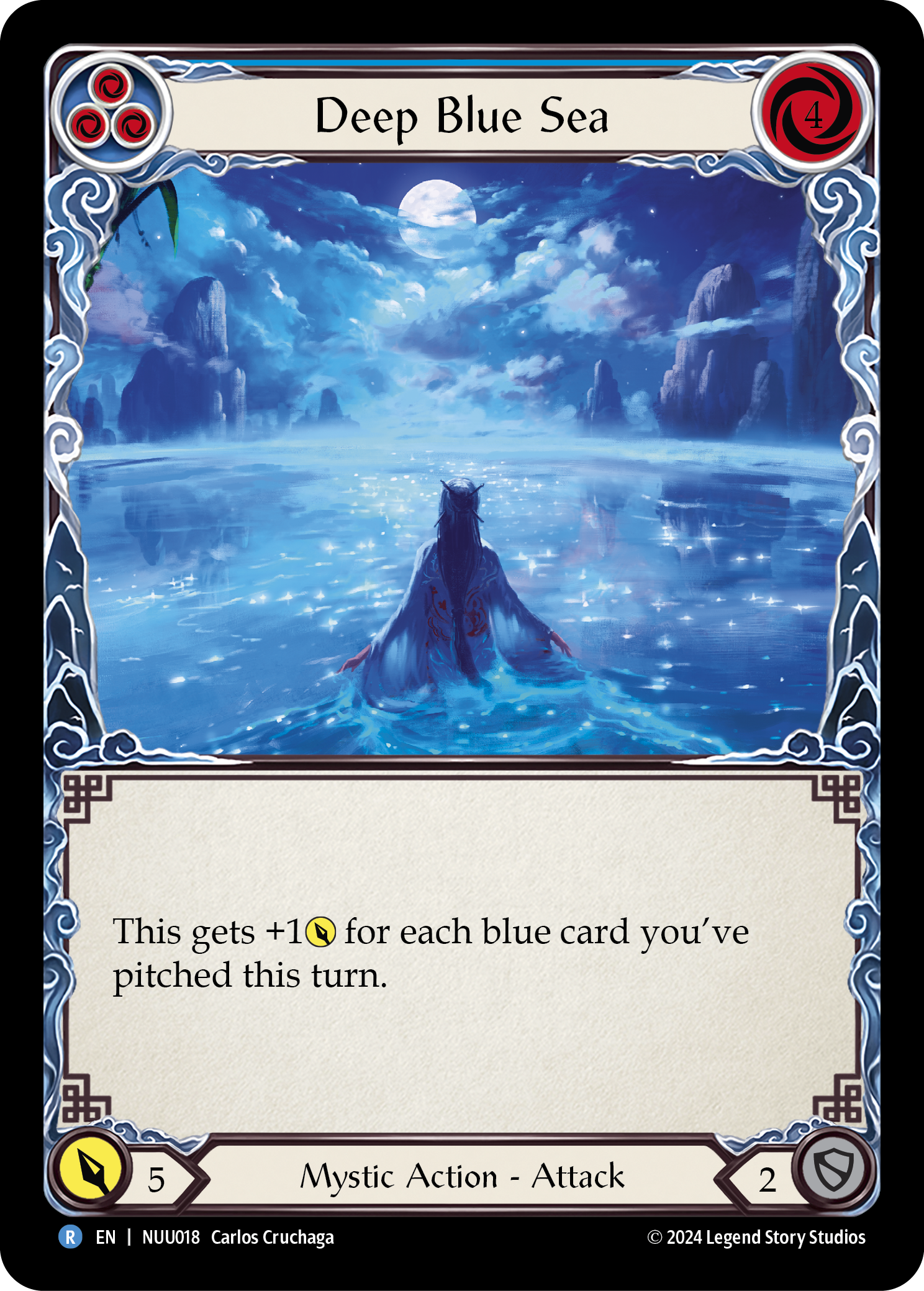 Deep Blue Sea [NUU018] (Part the Mistveil Nuu Blitz Deck) | Boutique FDB TCG