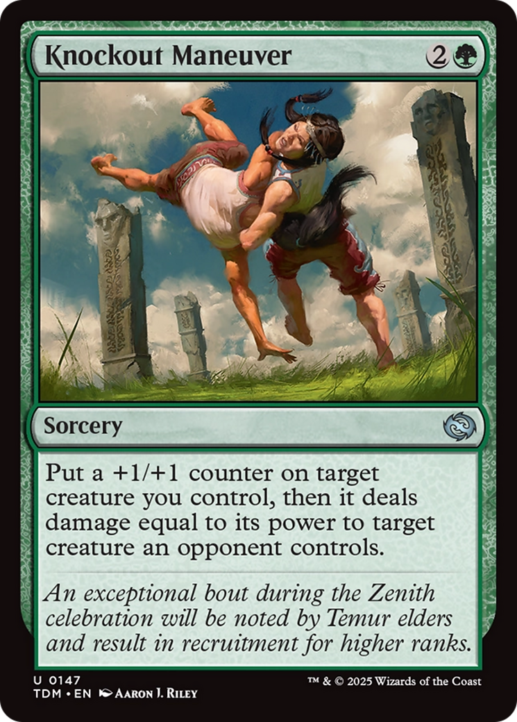 Knockout Maneuver [Tarkir: Dragonstorm] | Boutique FDB TCG