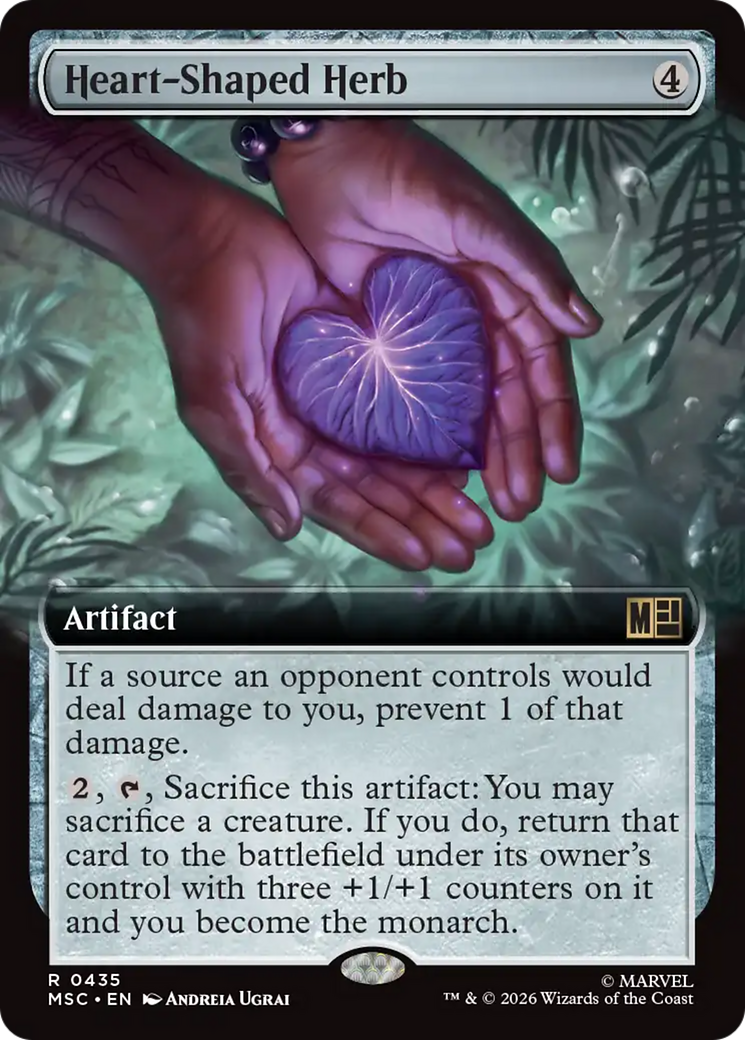 Heart-Shaped Herb (Extended Art) [Marvel Super Heroes Commander] | Boutique FDB TCG