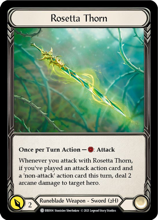 Rosetta Thorn [BRI004] (Tales of Aria Briar Blitz Deck)  1st Edition Normal | Boutique FDB TCG