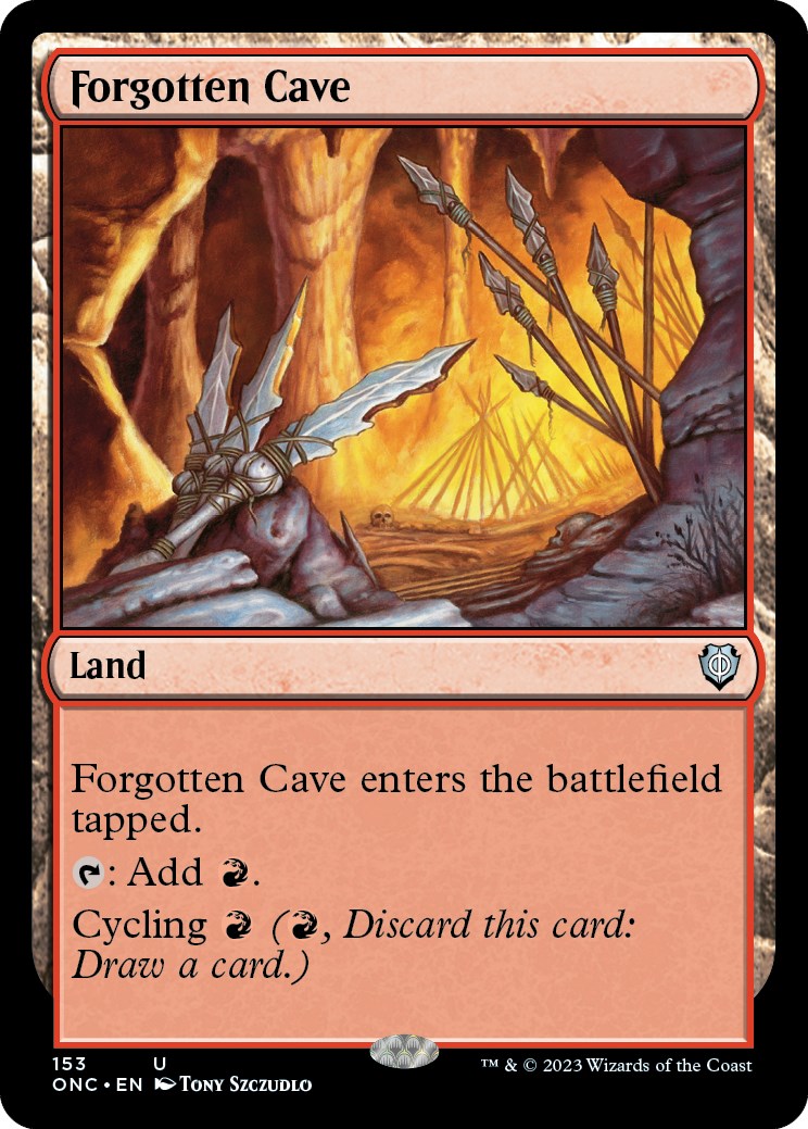 Forgotten Cave [Phyrexia: All Will Be One Commander] | Boutique FDB TCG