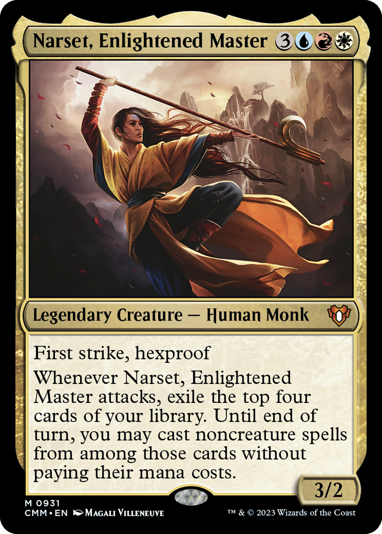 Narset, Enlightened Master [Commander Masters] | Boutique FDB TCG