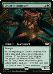 Ursine Monstrosity (Extended Art) [Duskmourn: House of Horror Commander] | Boutique FDB TCG