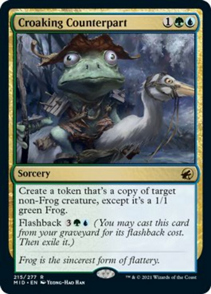 Croaking Counterpart [Innistrad: Midnight Hunt] | Boutique FDB TCG