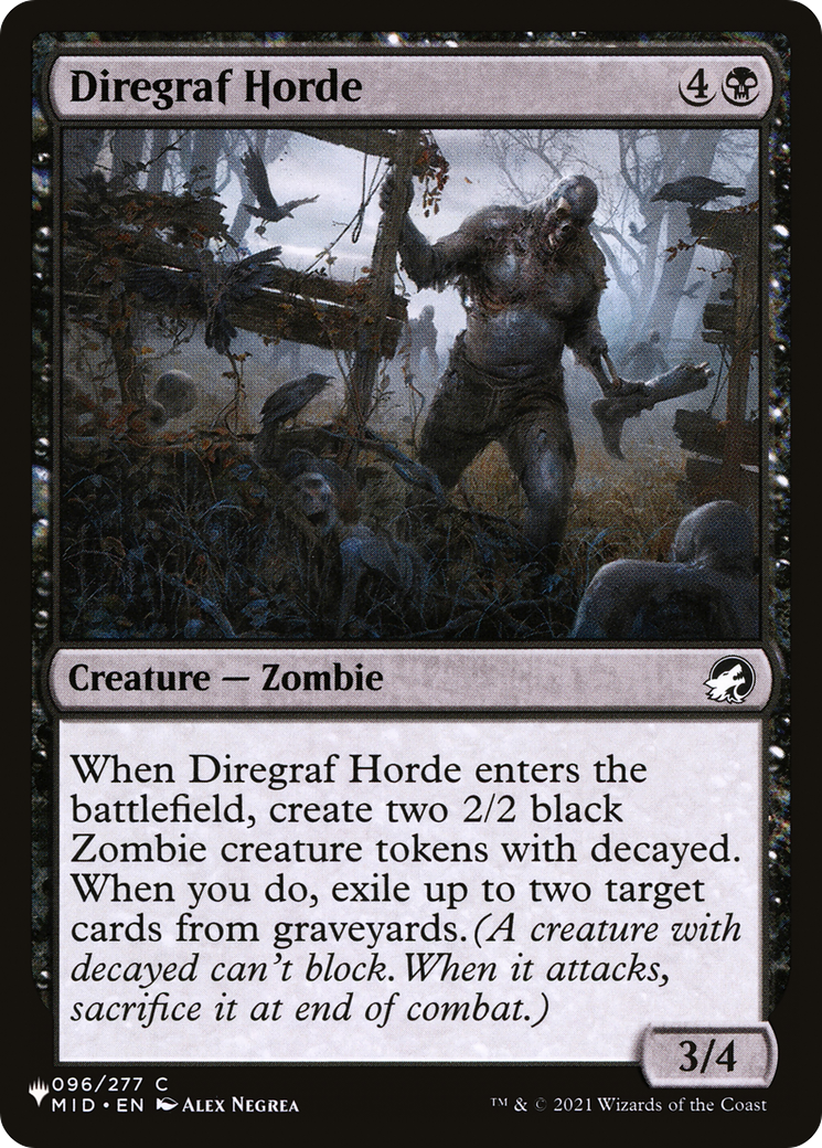 Diregraf Horde [The List Reprints] | Boutique FDB TCG