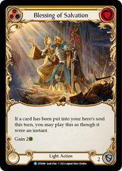 Blessing of Salvation (Yellow) [DTD086] (Dusk Till Dawn)  Rainbow Foil | Boutique FDB TCG