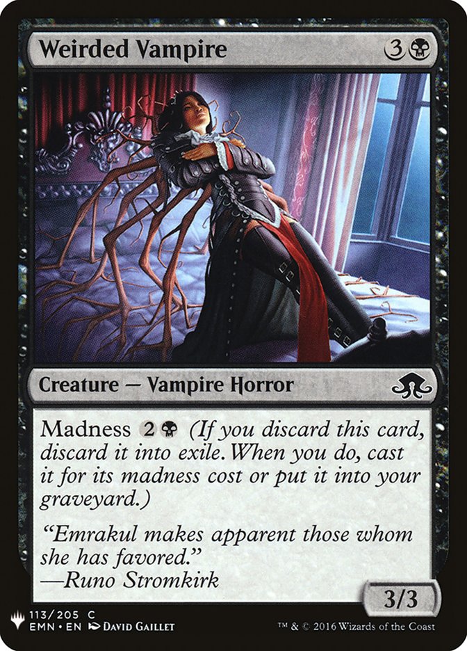 Weirded Vampire [Mystery Booster] | Boutique FDB TCG