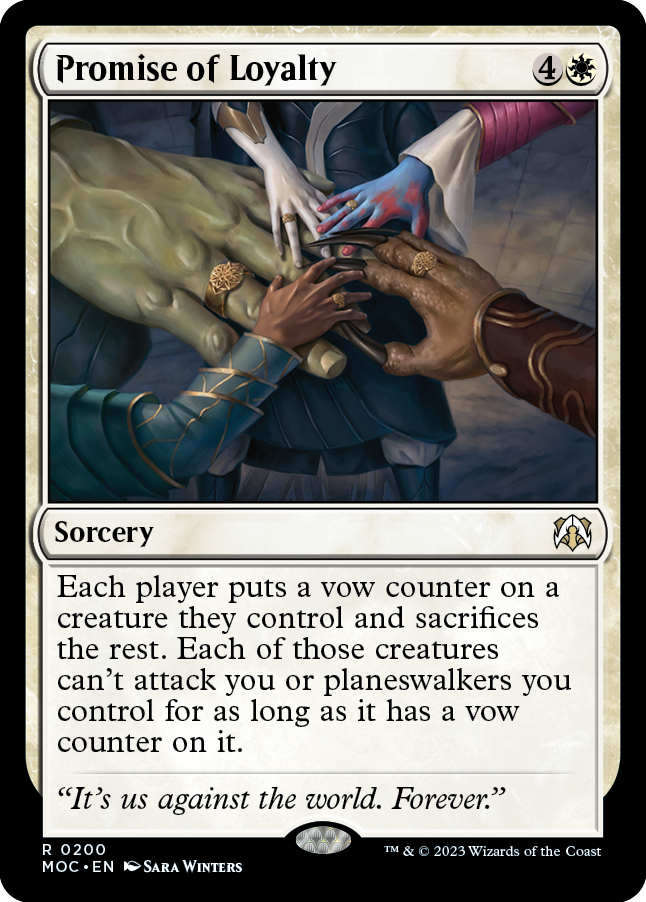 Promise of Loyalty [March of the Machine Commander] | Boutique FDB TCG