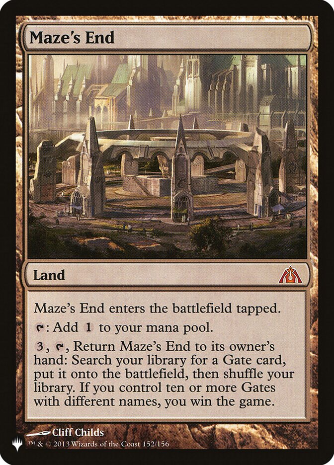 Maze's End [The List] | Boutique FDB TCG