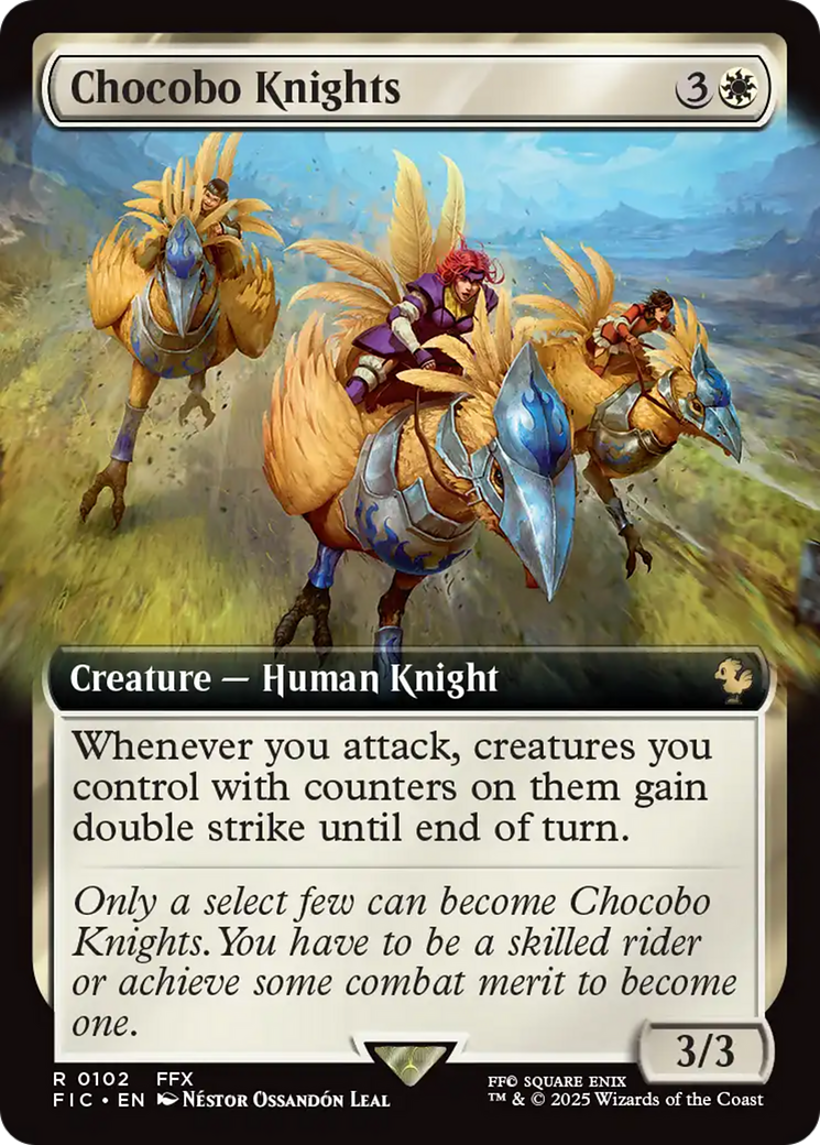 Chocobo Knights (Extended Art) [FINAL FANTASY Commander] | Boutique FDB TCG
