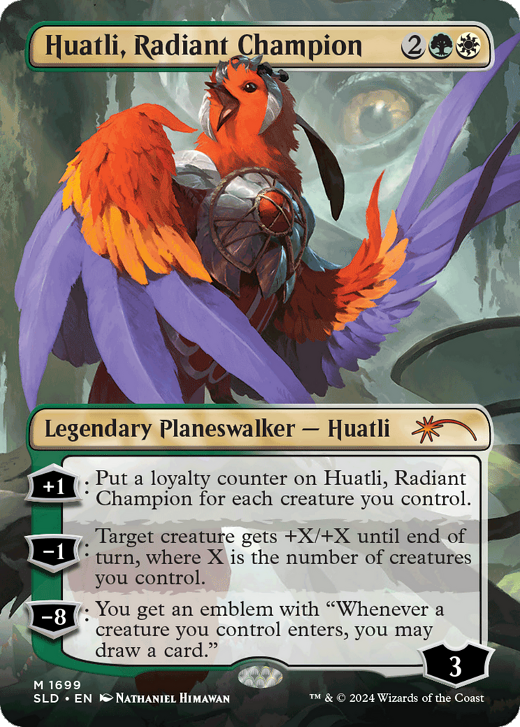 Huatli, Radiant Champion (Rainbow Foil) [Secret Lair Drop Series] | Boutique FDB TCG