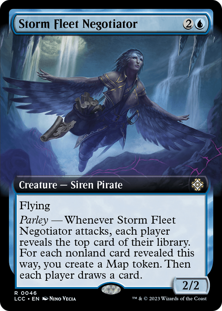 Storm Fleet Negotiator (Extended Art) [The Lost Caverns of Ixalan Commander] | Boutique FDB TCG