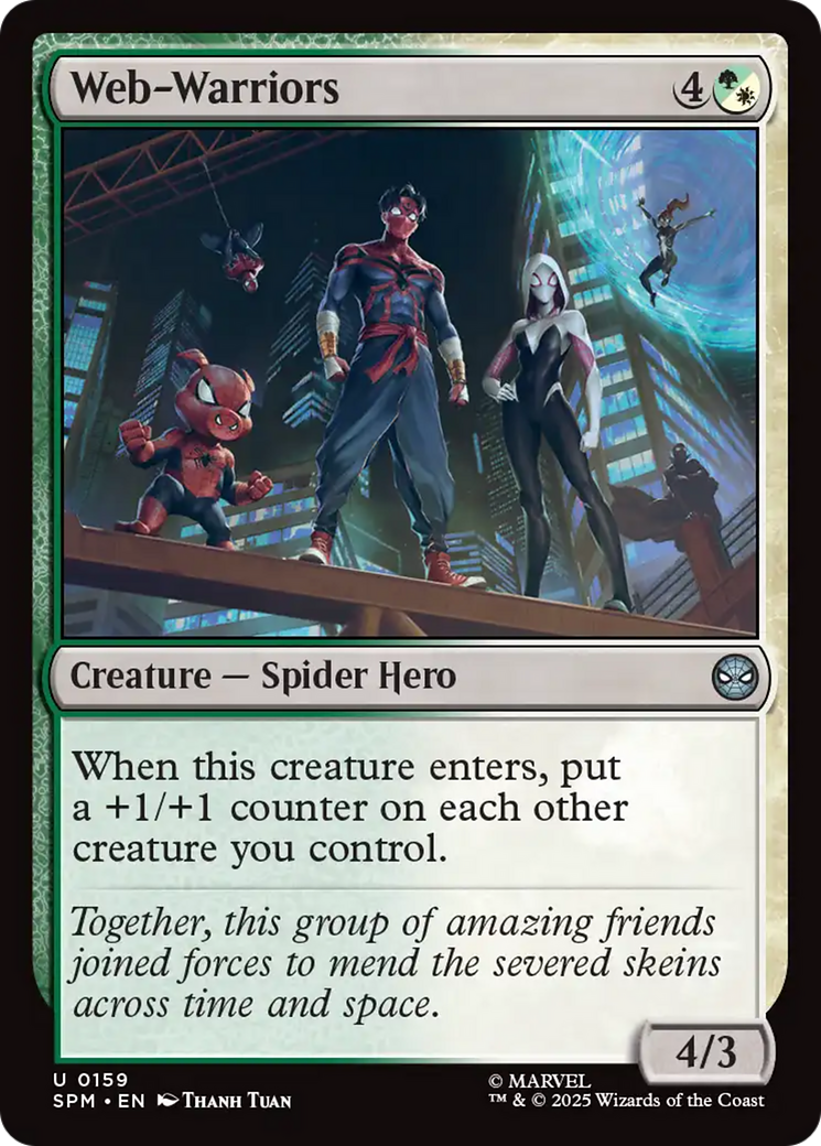 Web-Warriors [Marvel's Spider-Man] | Boutique FDB TCG