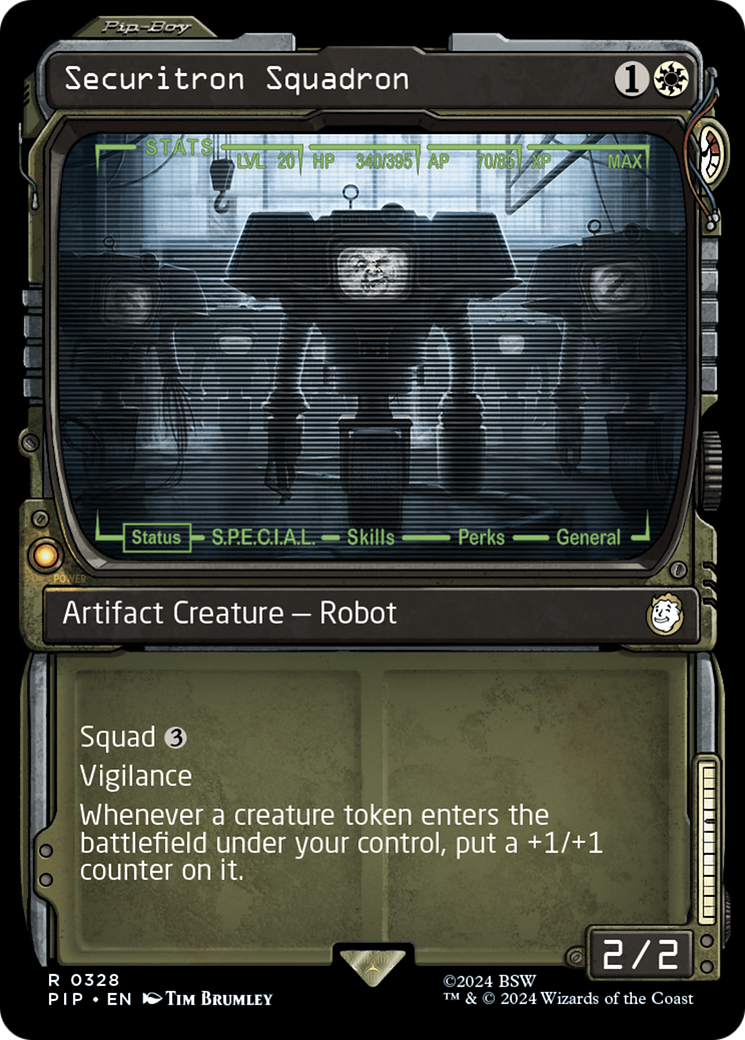 Securitron Squadron (Showcase) [Fallout] | Boutique FDB TCG