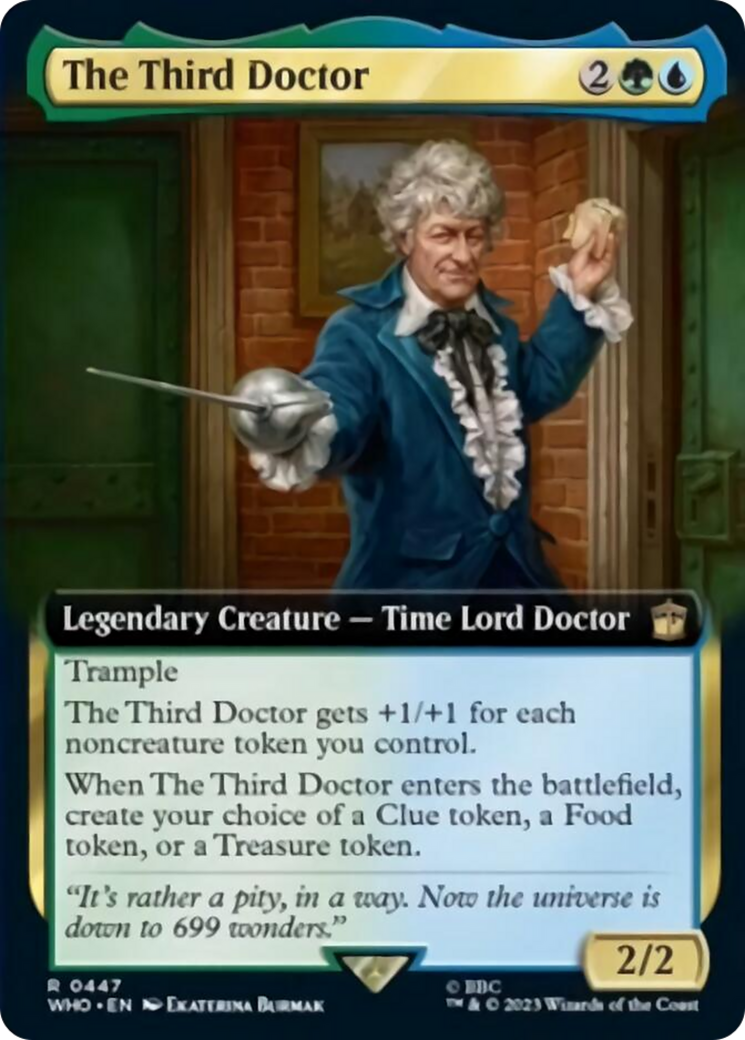 The Third Doctor (Extended Art) [Doctor Who] | Boutique FDB TCG