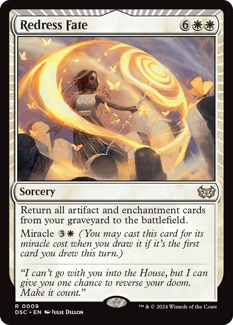 Redress Fate [Duskmourn: House of Horror Commander] | Boutique FDB TCG