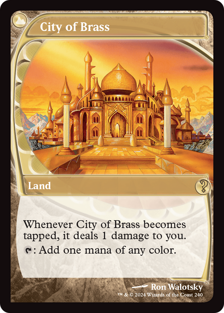 City of Brass (Future Sight) [Mystery Booster 2] | Boutique FDB TCG