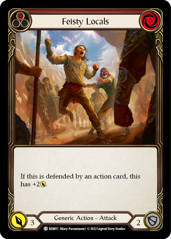Feisty Locals (Red) [BEN011] (Outsiders Benji Blitz Deck) | Boutique FDB TCG