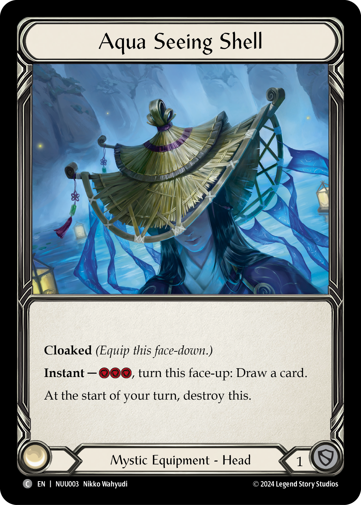 Aqua Seeing Shell [NUU003] (Part the Mistveil Nuu Blitz Deck) | Boutique FDB TCG