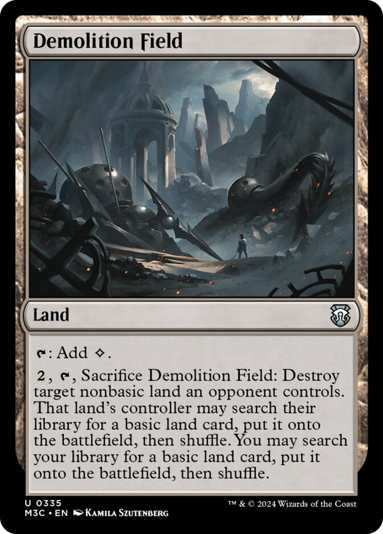 Demolition Field (Ripple Foil) [Modern Horizons 3 Commander] | Boutique FDB TCG