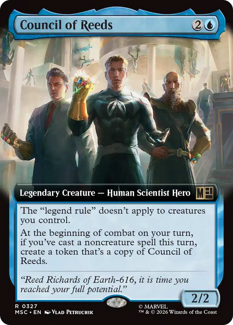 Council of Reeds (Extended Art) [Marvel Super Heroes Commander] | Boutique FDB TCG