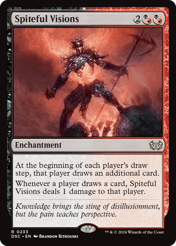 Spiteful Visions [Duskmourn: House of Horror Commander] | Boutique FDB TCG